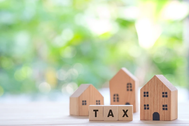 Save money for or property taxation